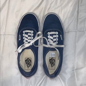 BARELY WORN BLUE VANS
